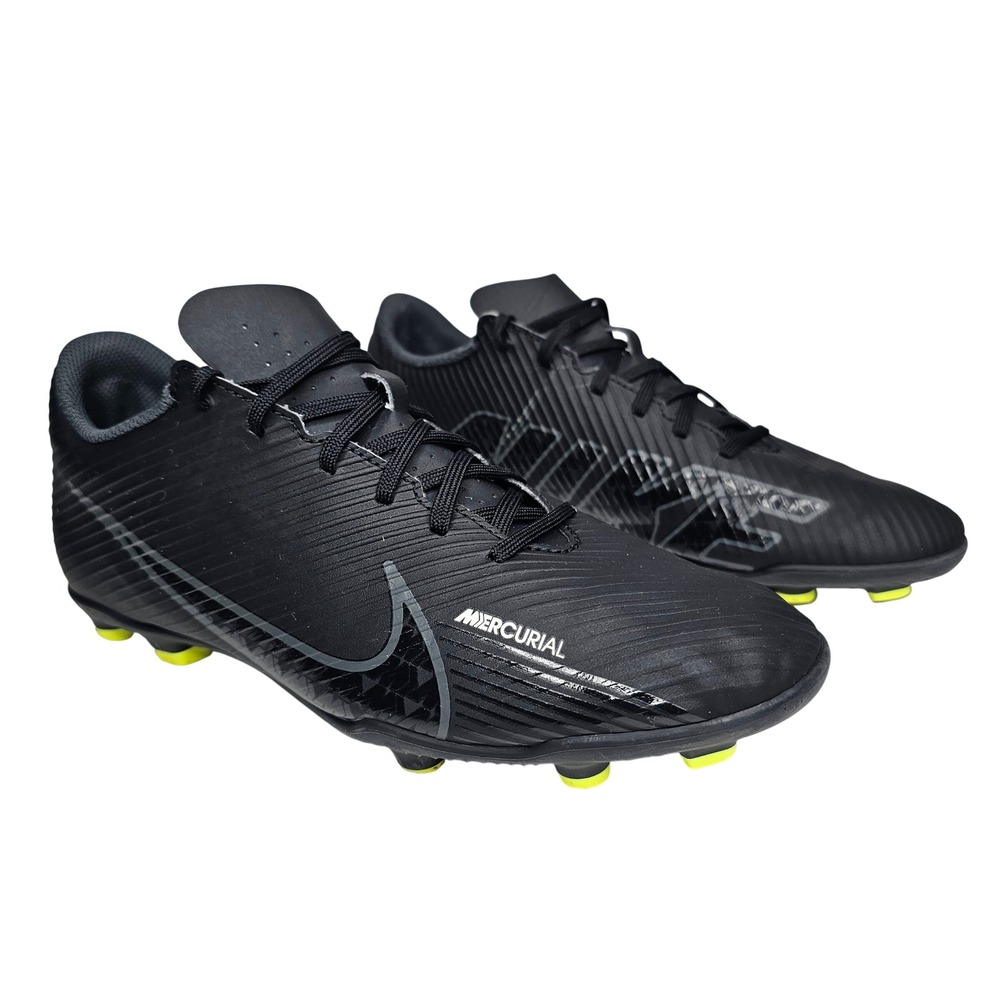 Nike Mercurial Mens 7.5 Black Vapor 15 Club FG/MG Soccer Cleats DJ5963-001